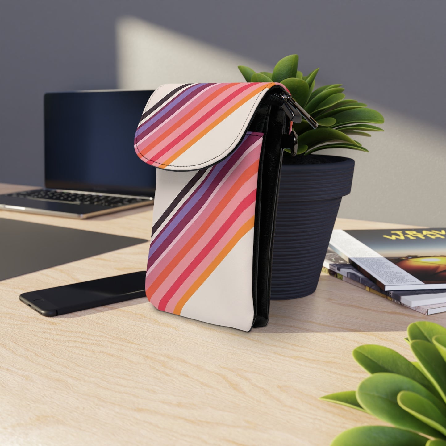 👜🌟 The Razzle-Dazzle Pocket Prism™ Cell Phone Wallet ✨💼🌈