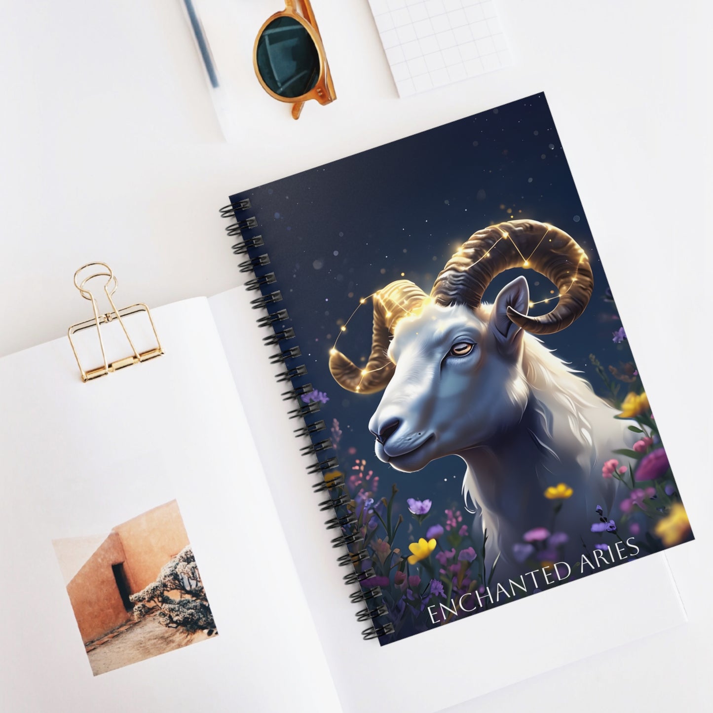๐ฅ๐ Enchanted Aries Zodiac Journal โ A Spirited Notebook for Bold Dreamers & Trailblazers โ๐