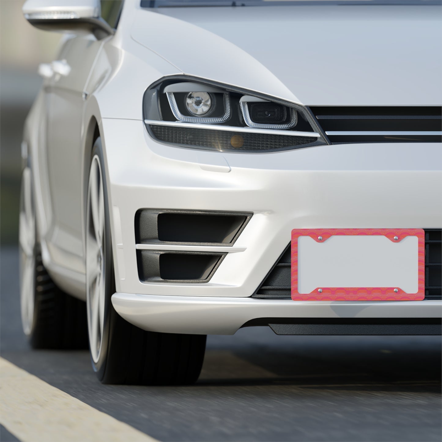 โจ๐ The Enchanted Drive: Glossed Glory License Plate Frame โ Luxury Custom Metal Accent ๐๐