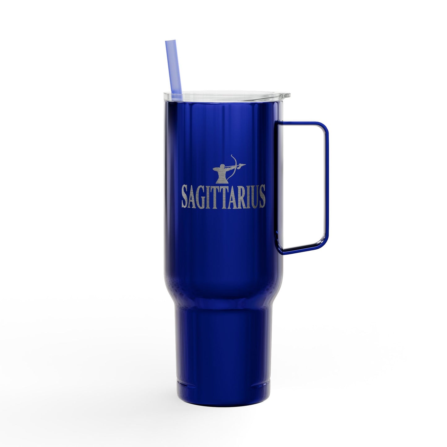 Cosmic Sagittarius Signatures ✨ 40oz Engraved Zodiac Tumbler