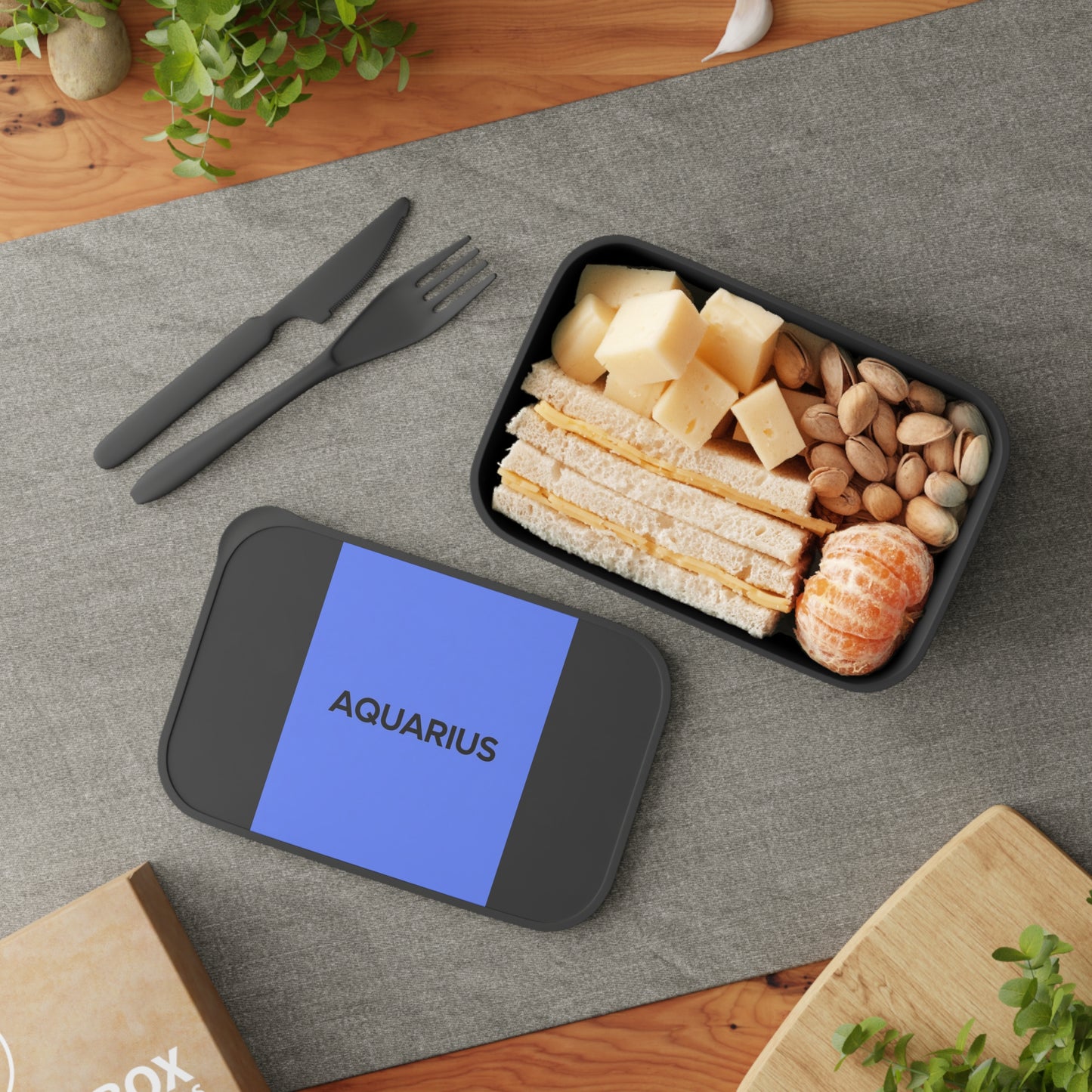 ♒🍱✨ Aquarius Enchanted Bento Box Set – One-of-a-Kind Kitchen Essential 🌌💫