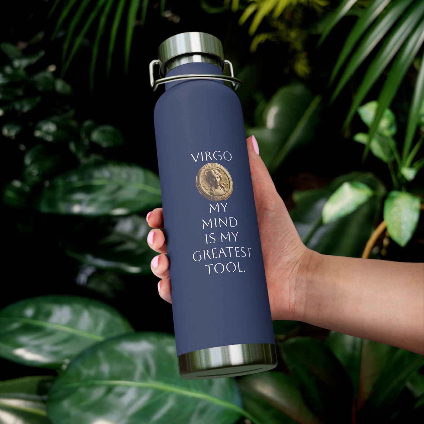 ✨🔮 Enchanted Virgo Copper Insulated Bottle – 22oz of Temperature Magic! 🔮✨
