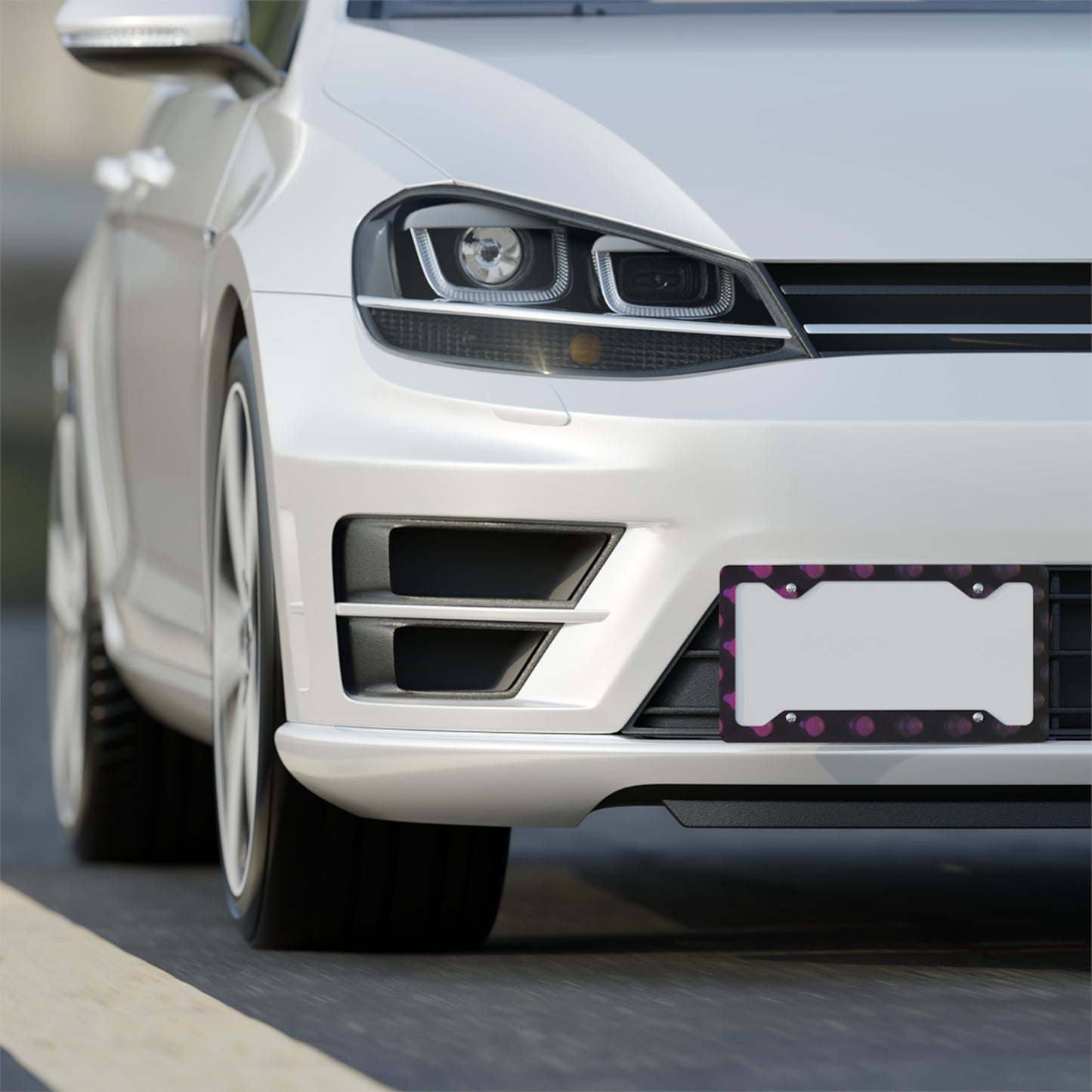 โจ๐ The Enchanted Drive: Glossed Glory License Plate Frame โ Luxury Custom Metal Accent ๐๐