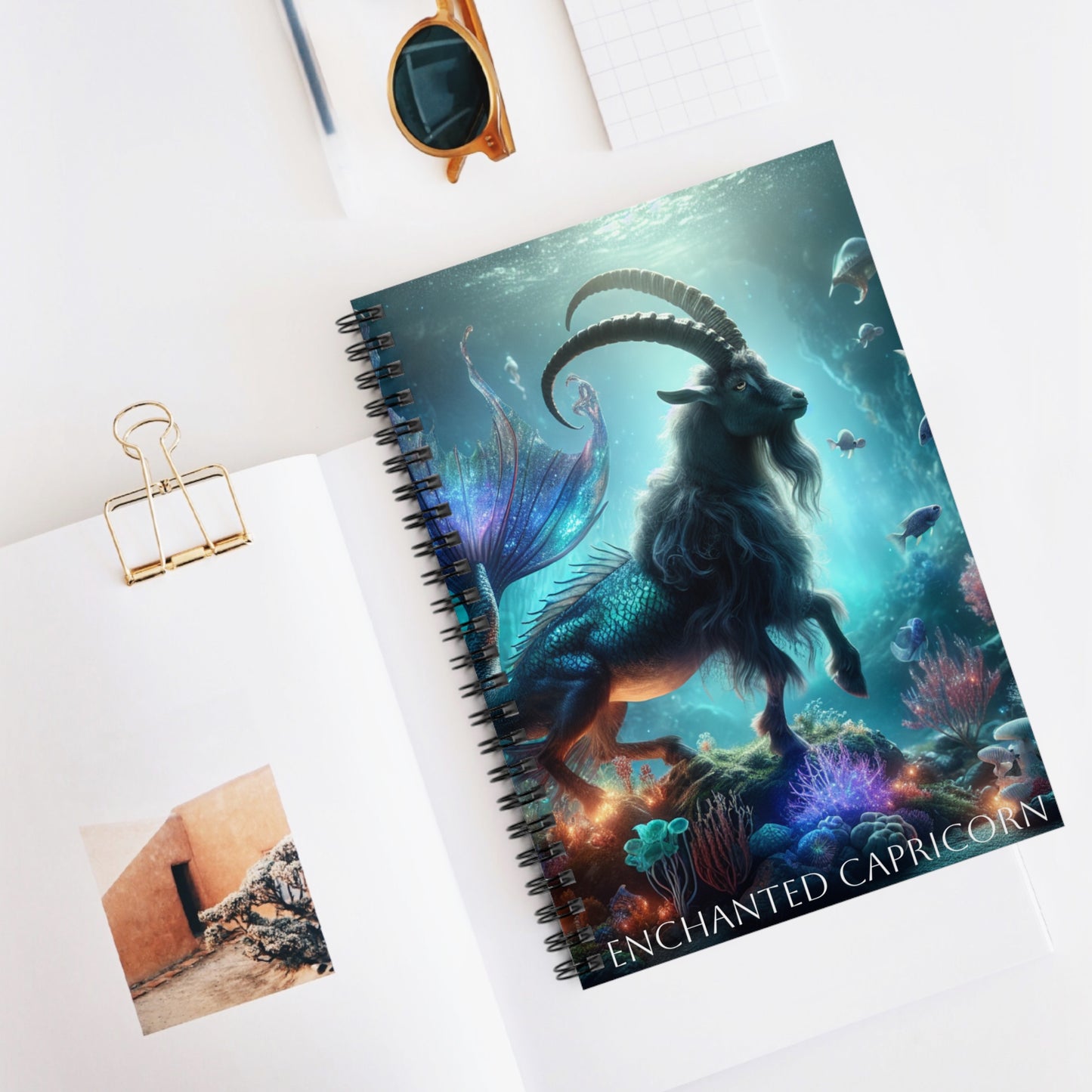 ๐๏ธโจ Enchanted Capricorn Zodiac Journal โ A Determined Notebook for Ambitious Souls & Goal-Getters โ๐