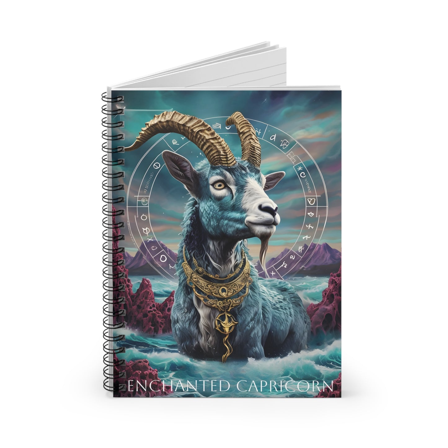๐๏ธโจ Enchanted Capricorn Zodiac Journal โ A Determined Notebook for Ambitious Souls & Goal-Getters โ๐