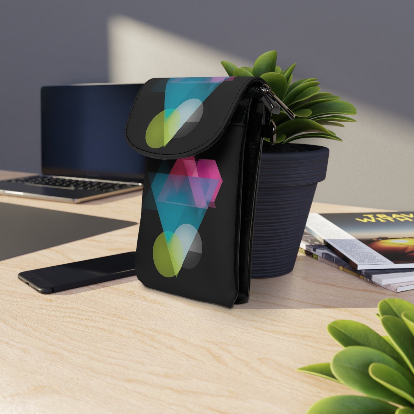 👜🌟 The Razzle-Dazzle Pocket Prism™ Cell Phone Wallet ✨💼🌈