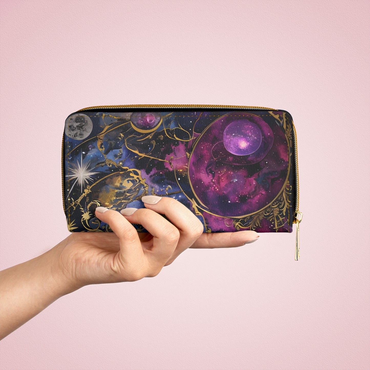 ๐โจ Mystical Magic: The Enchanted Zippered Wallet of Elegance & Wonder ๐ฎ๐๐