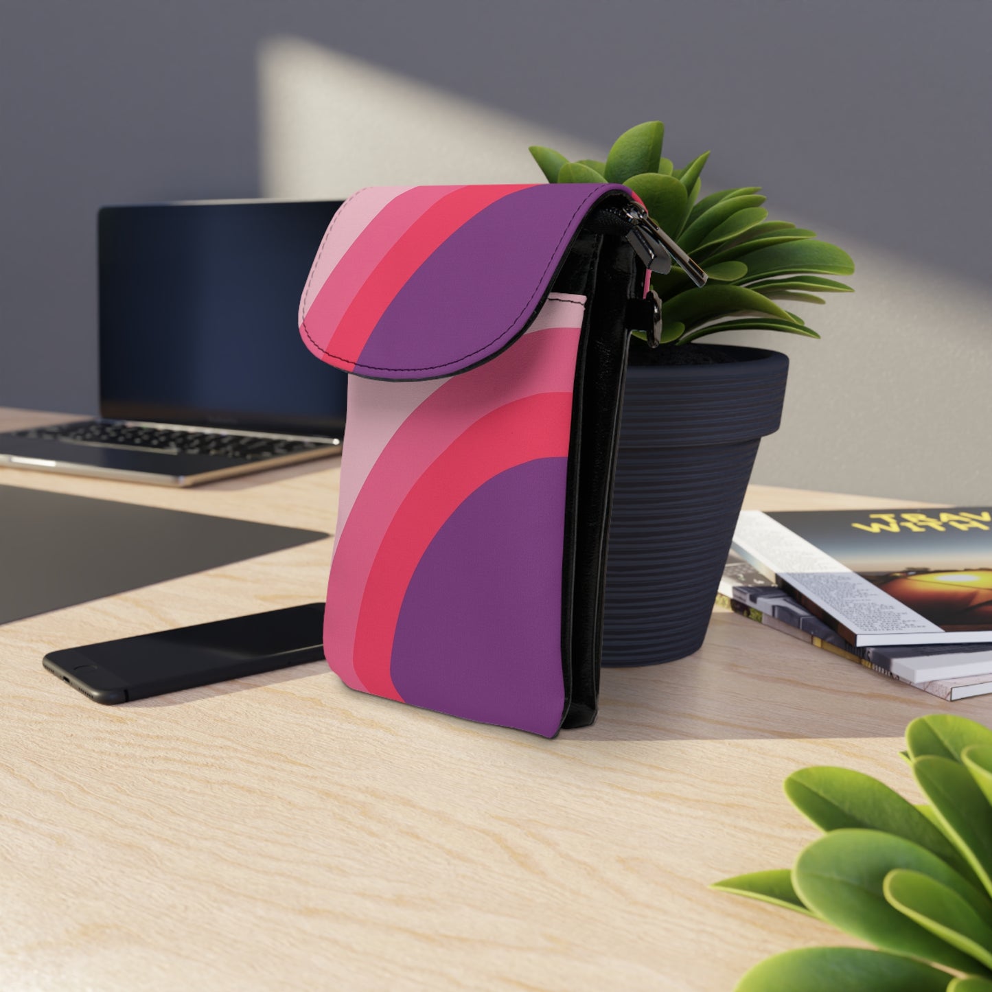 👜🌟 The Razzle-Dazzle Pocket Prism™ Cell Phone Wallet ✨💼🌈