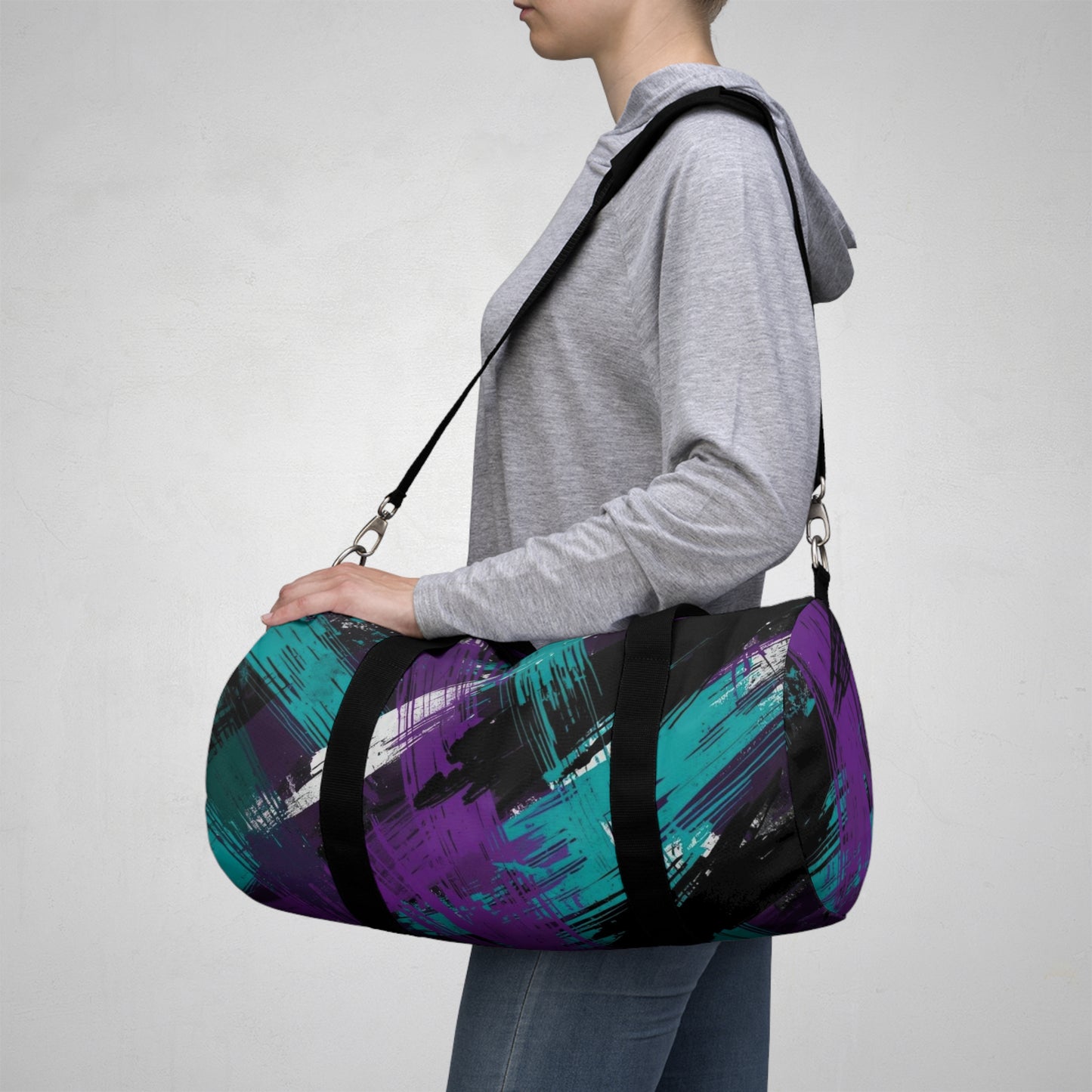 The Razzle-Dazzle Duffle Bag – One-of-a-Kind Design 🎨🔥