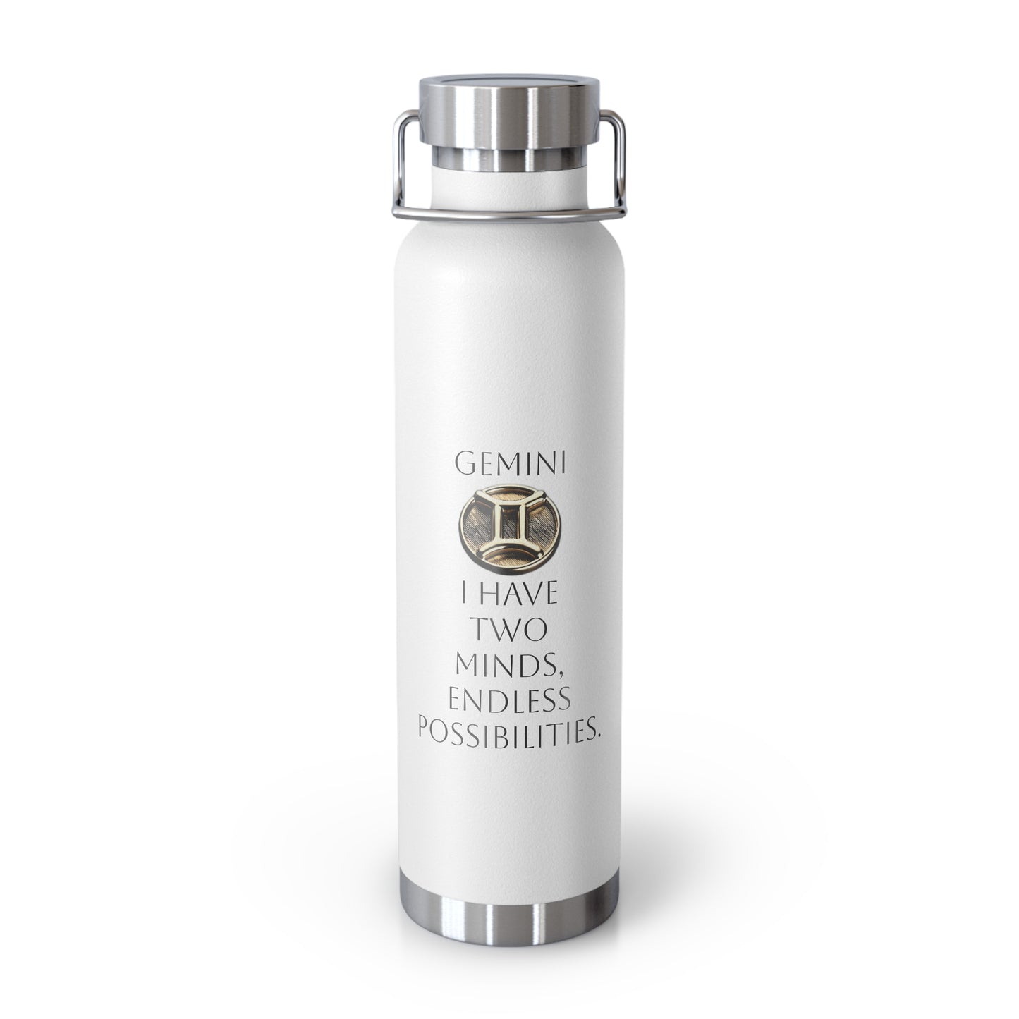 ✨🔮 Enchanted Gemini Copper Insulated Bottle – 22oz of Temperature Magic! 🔮✨