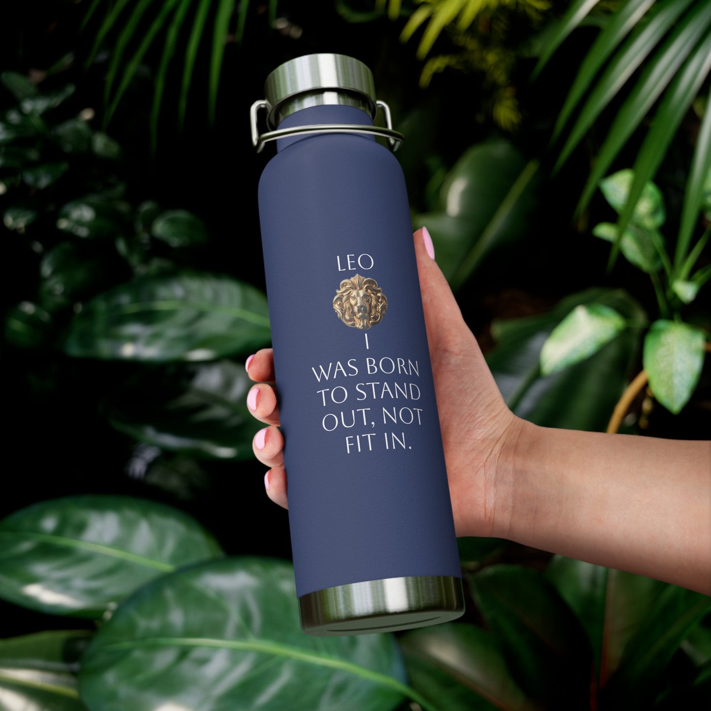 ✨🔮 Enchanted Leo Copper Insulated Bottle – 22oz of Temperature Magic! 🔮✨