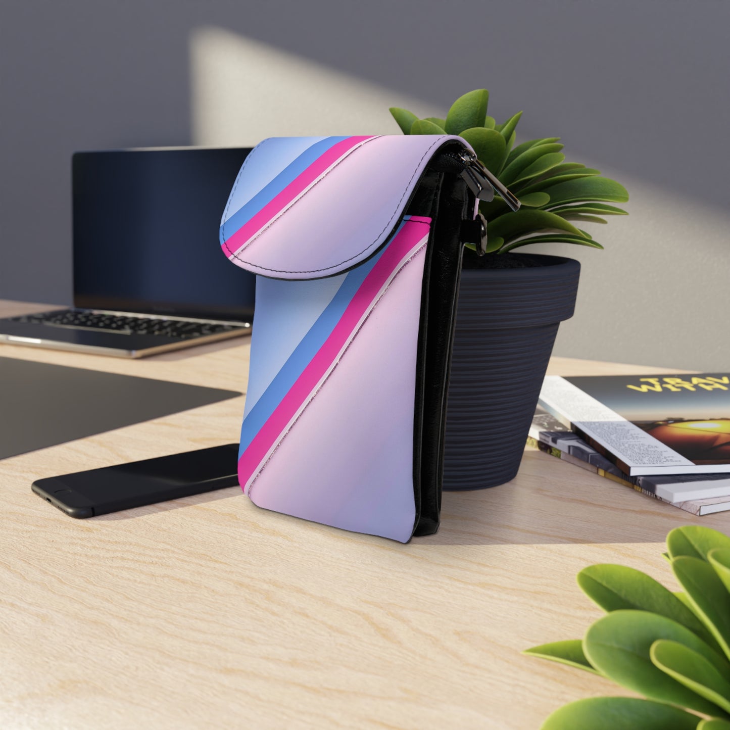👜🌟 The Razzle-Dazzle Pocket Prism™ Cell Phone Wallet ✨💼🌈