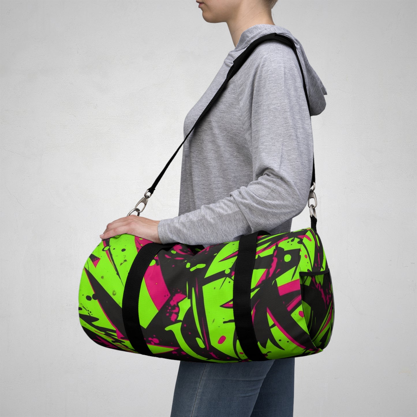 The Razzle-Dazzle Duffle Bag – One-of-a-Kind Design 🎨🔥
