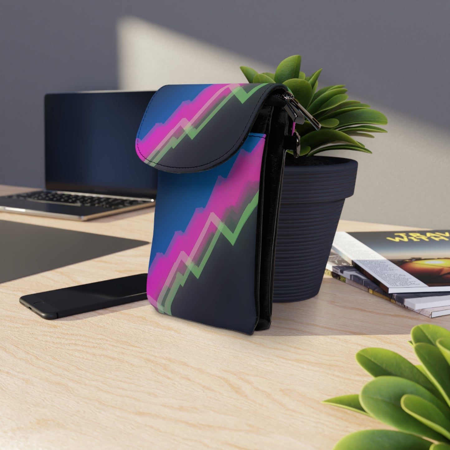 👜🌟 The Razzle-Dazzle Pocket Prism™ Cell Phone Wallet ✨💼🌈