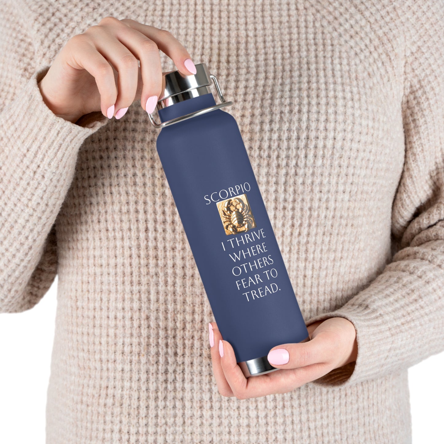 ✨🔮 Enchanted Scorpio Copper Insulated Bottle – 22oz of Temperature Magic! 🔮✨