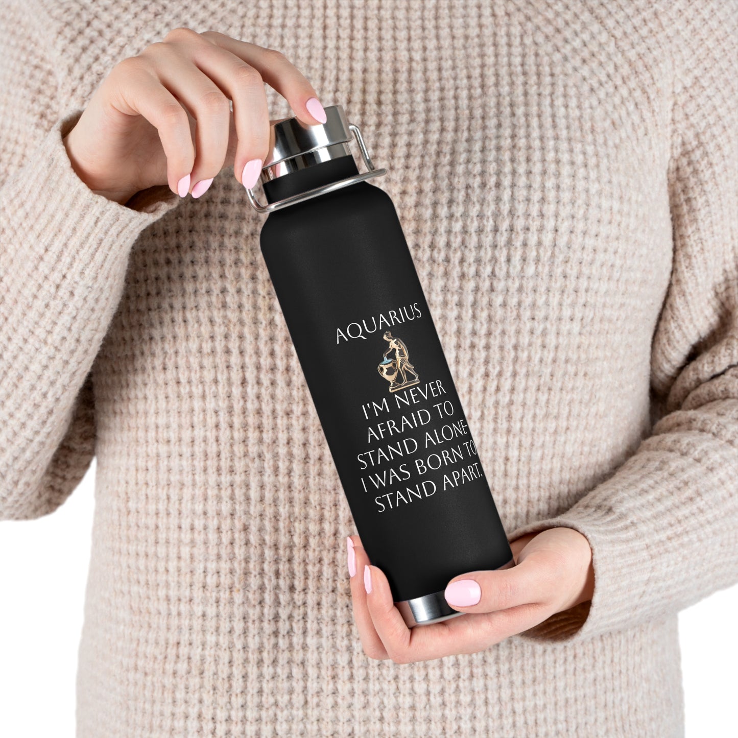 ✨🔮 Enchanted Aquarius Copper Insulated Bottle – 22oz of Temperature Magic! 🔮✨