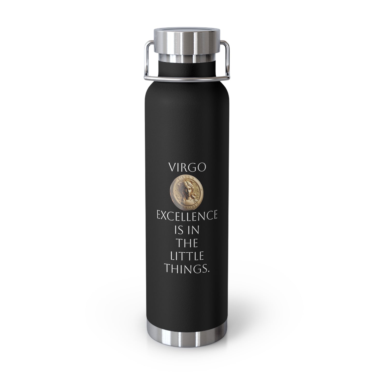 ✨🔮 Enchanted Virgo Copper Insulated Bottle – 22oz of Temperature Magic! 🔮✨
