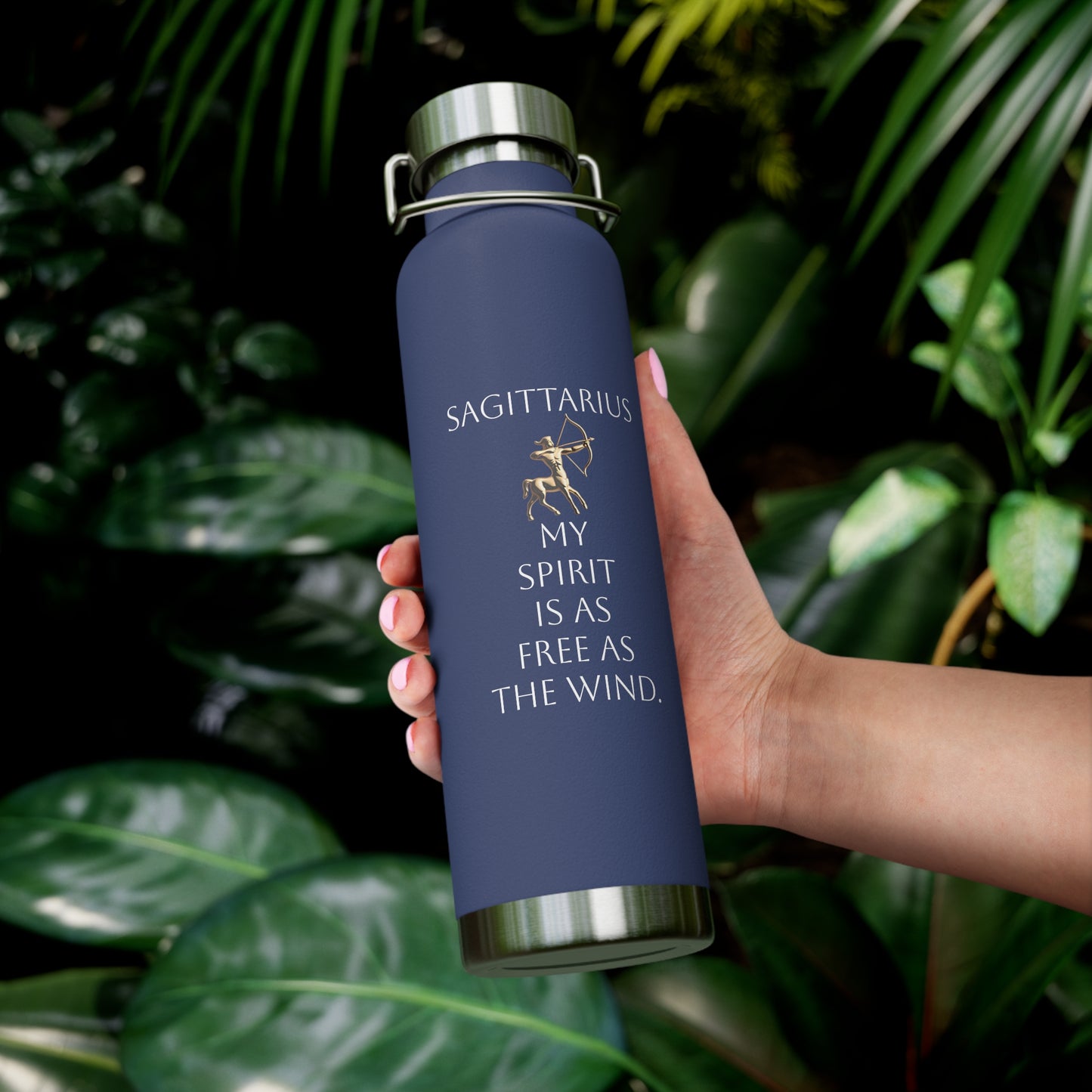 ✨🔮 Enchanted Sagittarius Copper Insulated Bottle – 22oz of Temperature Magic! 🔮✨