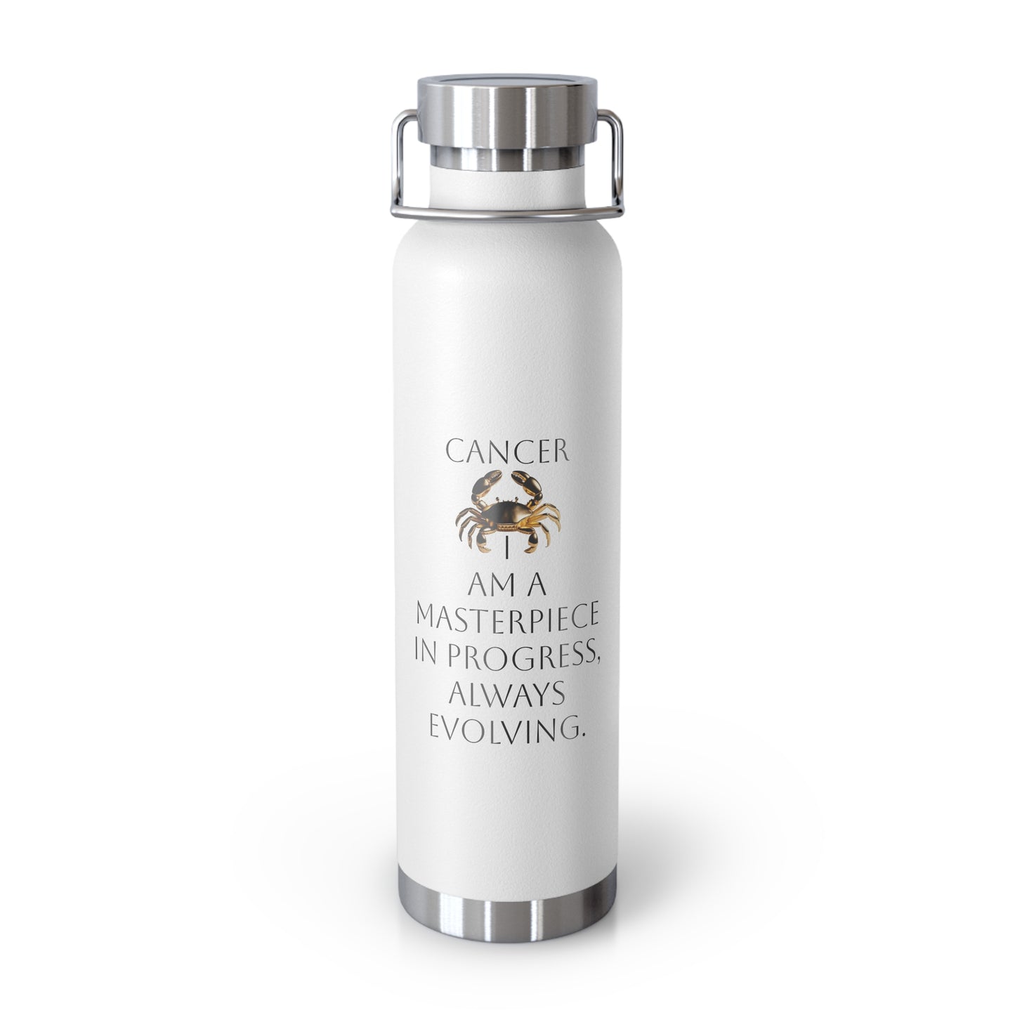 ✨🔮 Enchanted Cancer Copper Insulated Bottle – 22oz of Temperature Magic! 🔮✨