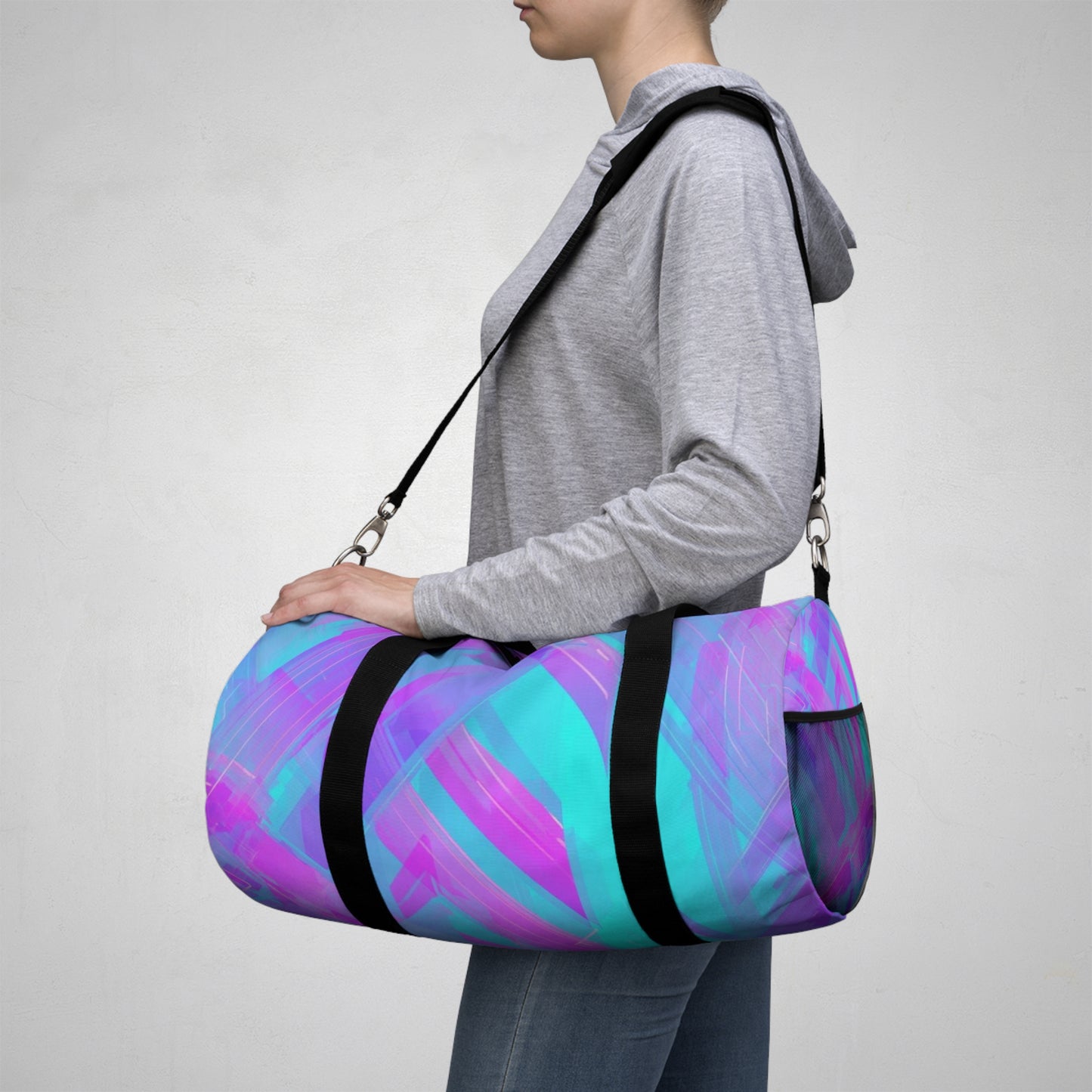 The Razzle-Dazzle Duffle Bag – One-of-a-Kind Design 🎨🔥