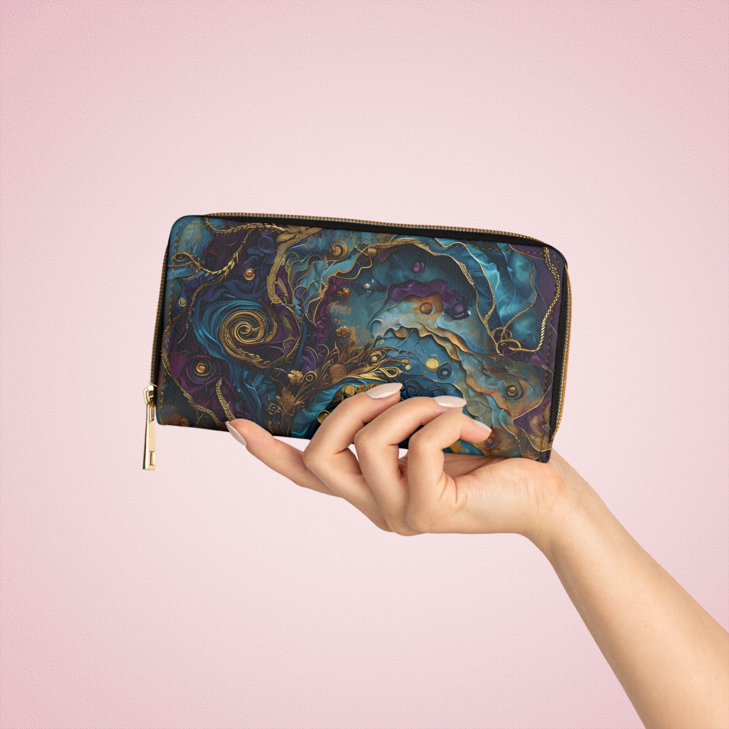 ๐โจ Mystical Magic: The Enchanted Zippered Wallet of Elegance & Wonder ๐ฎ๐๐