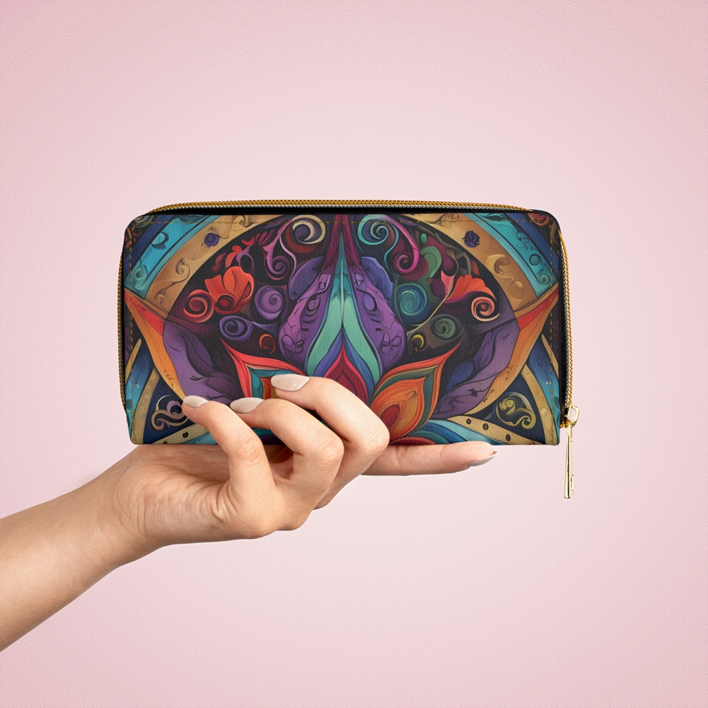 ๐โจ Mystical Magic: The Enchanted Zippered Wallet of Elegance & Wonder ๐ฎ๐๐