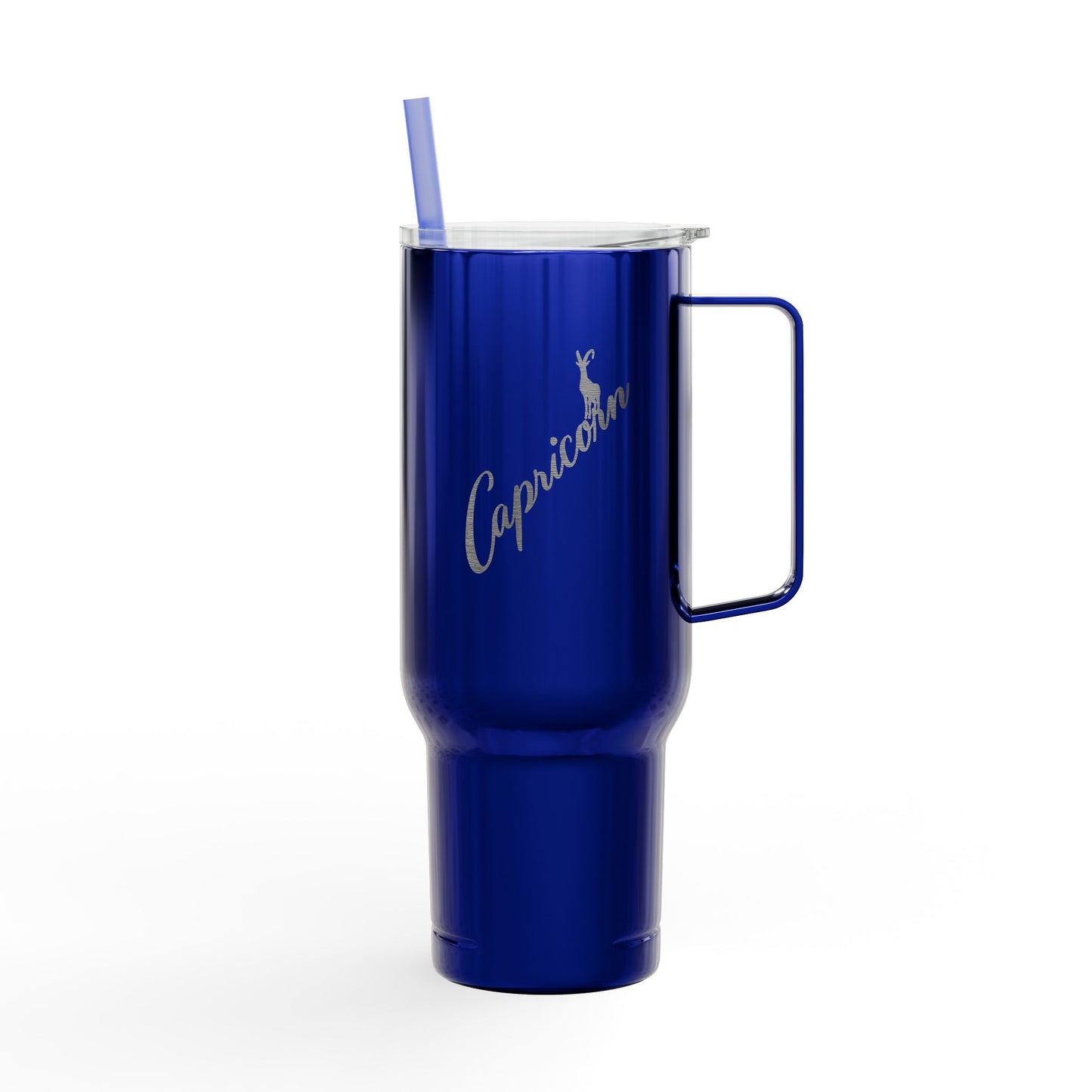 Cosmic Capricorn Signatures ✨ 40oz Engraved Zodiac Tumbler