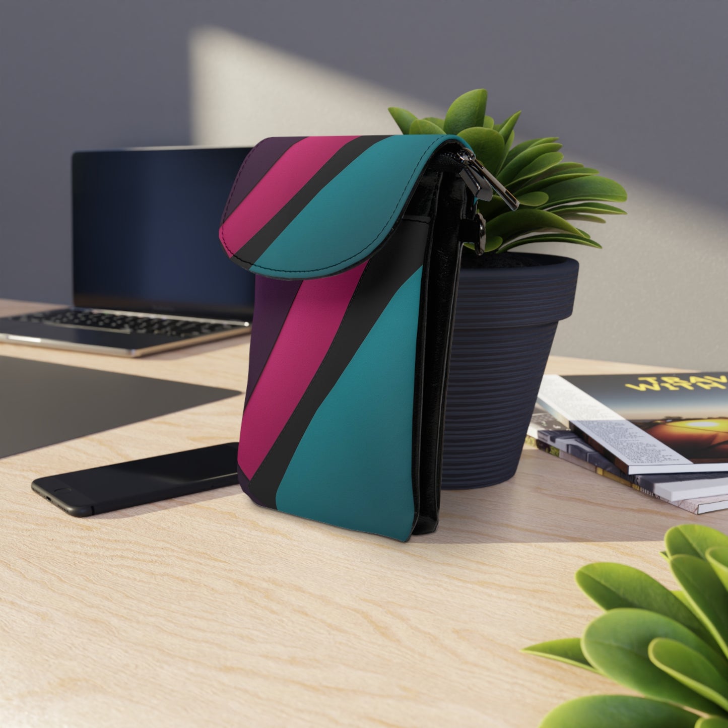 👜🌟 The Razzle-Dazzle Pocket Prism™ Cell Phone Wallet ✨💼🌈