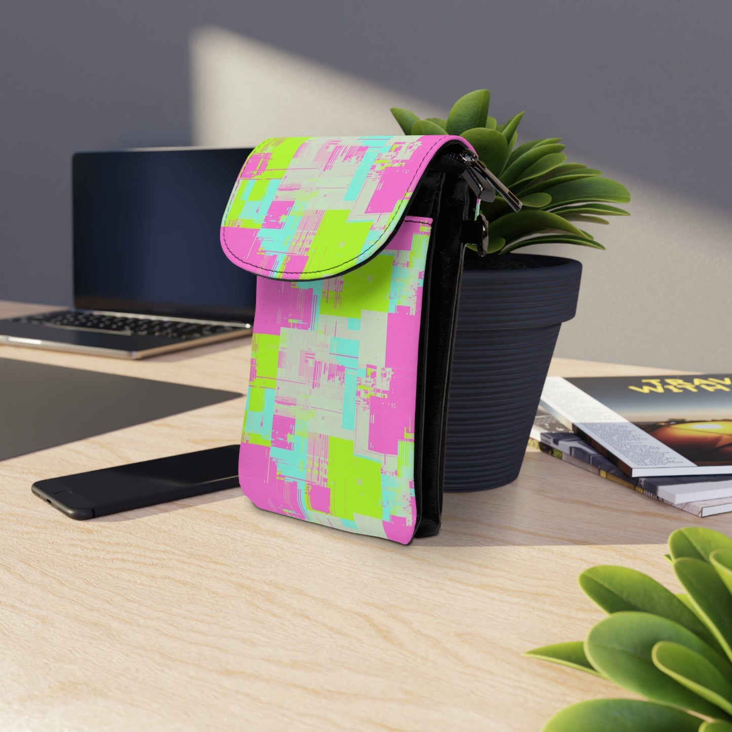 👜🌟 The Razzle-Dazzle Pocket Prism™ Cell Phone Wallet ✨💼🌈