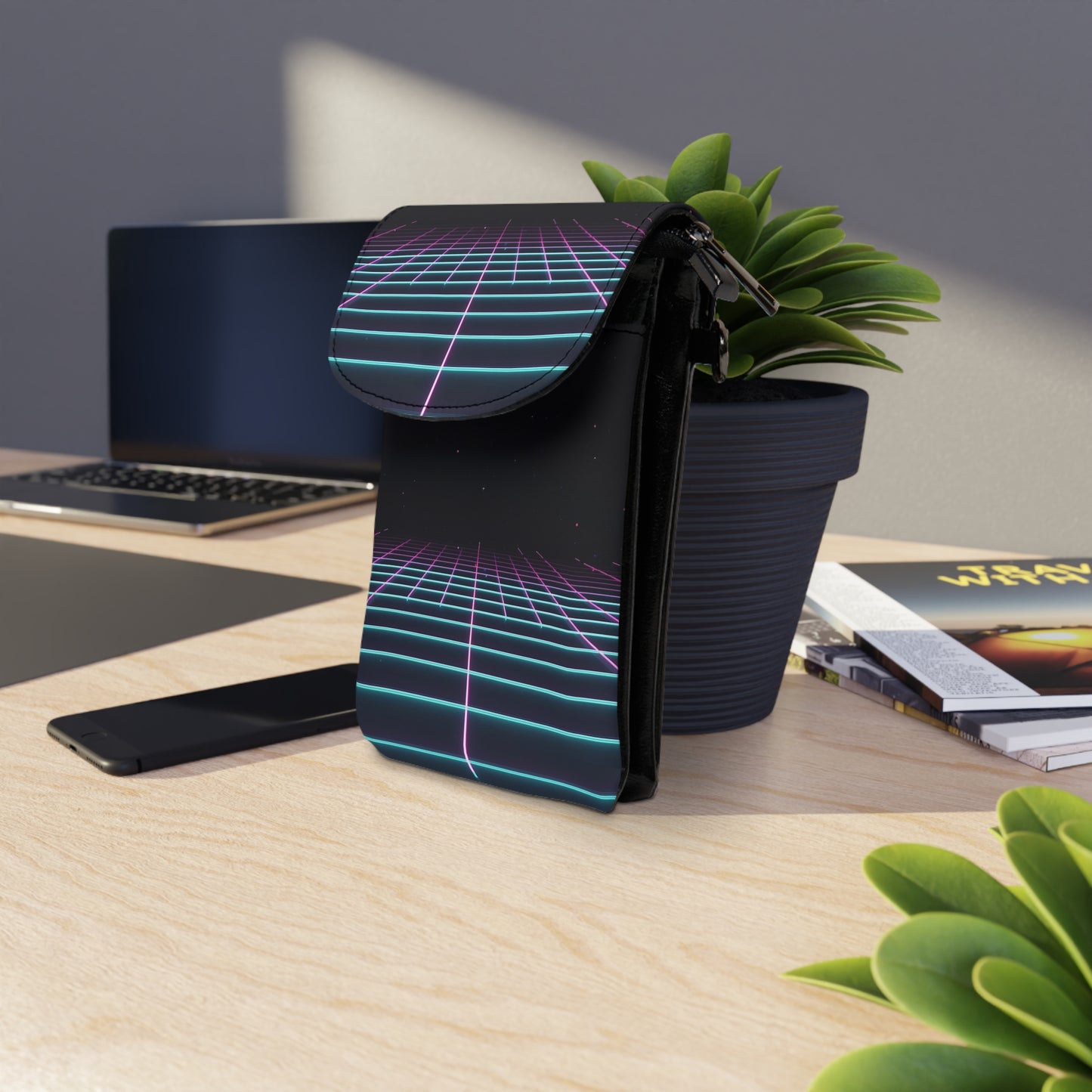 👜🌟 The Razzle-Dazzle Pocket Prism™ Cell Phone Wallet ✨💼🌈