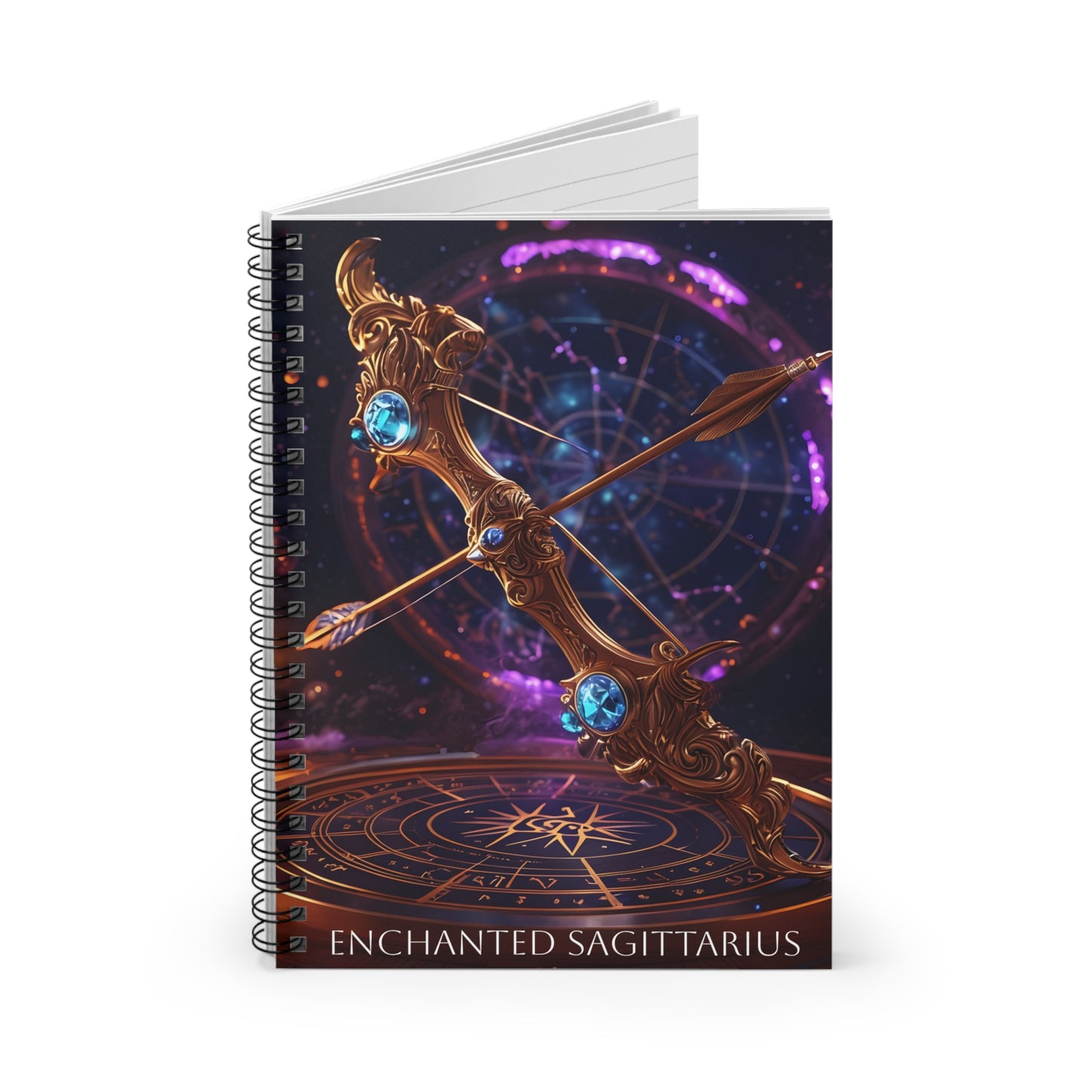 🏹✨ Enchanted Sagittarius Zodiac Journal – A Free-Spirited Notebook for Adventurous Souls & Explorers ♐📖