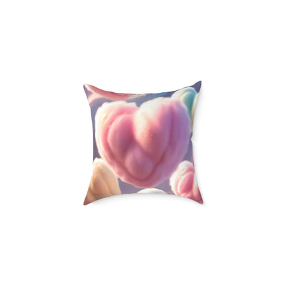 Love in Bloom: Enchanted Decorative Pillow for a Cozy Touch