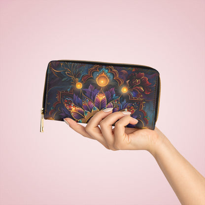 💎✨ Mystical Magic: The Enchanted Zippered Wallet of Elegance & Wonder 🔮💖🌙