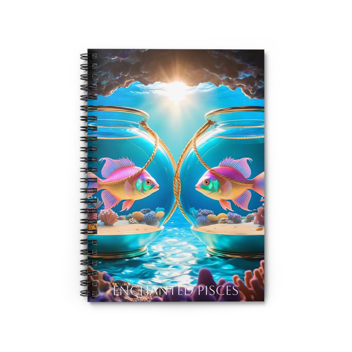 🌊✨ Enchanted Pisces Zodiac Journal – A Mystical Spiral Notebook for Dreams & Inspiration 🌙📖