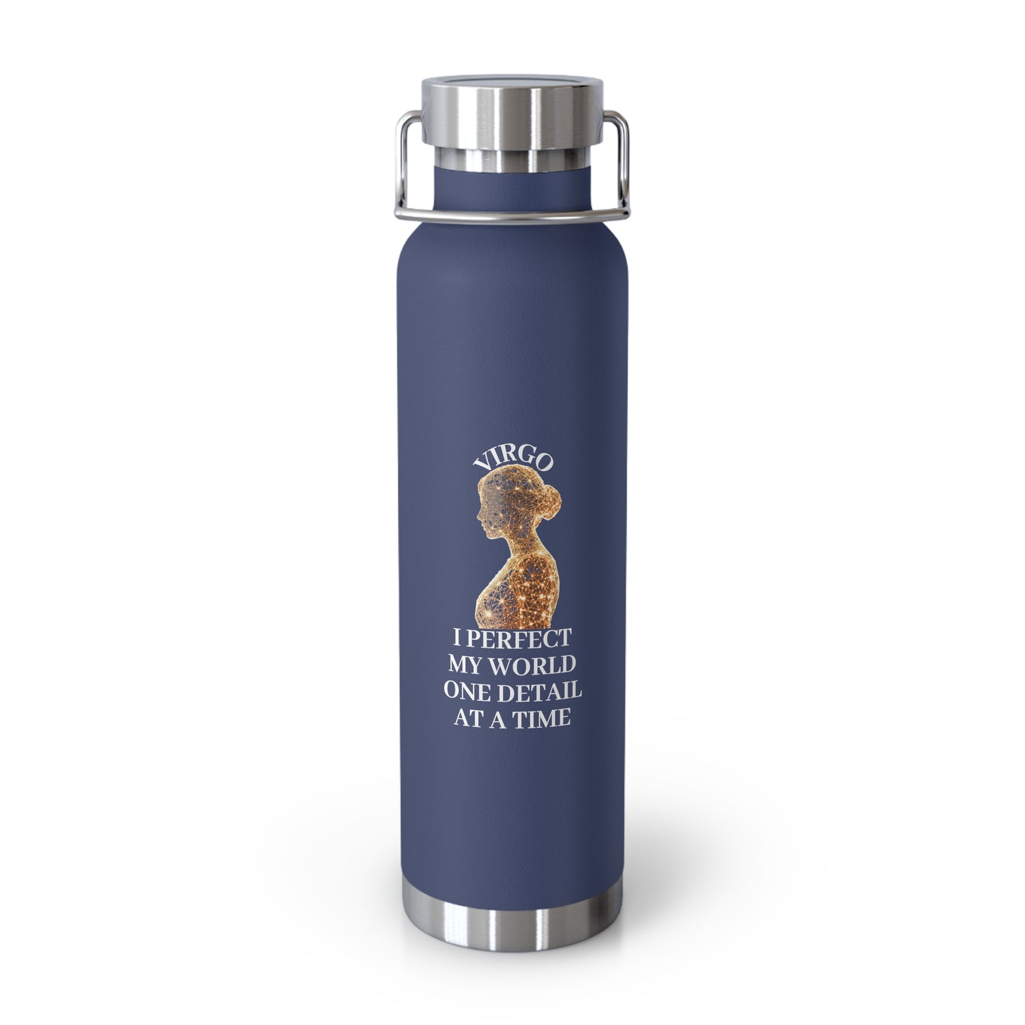 ✨🔮 Enchanted Virgo Copper Insulated Bottle – 22oz of Temperature Magic! 🔮✨