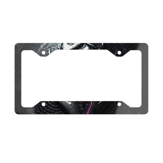 ✨🚗 The Enchanted Drive: Glossed Glory License Plate Frame – Luxury Custom Metal Accent 💎🌙