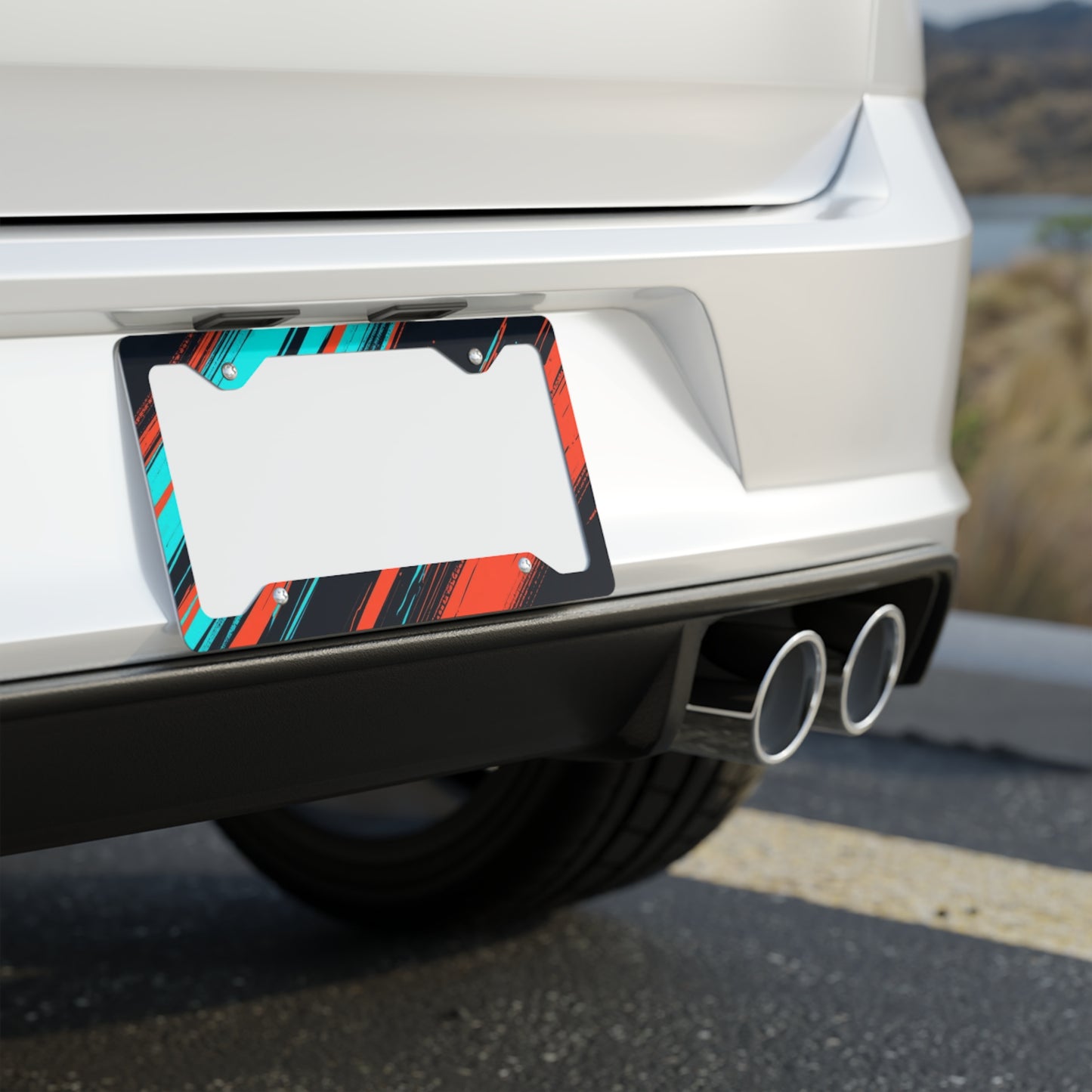 ✨🚗 The Enchanted Drive: Glossed Glory License Plate Frame – Luxury Custom Metal Accent 💎🌙