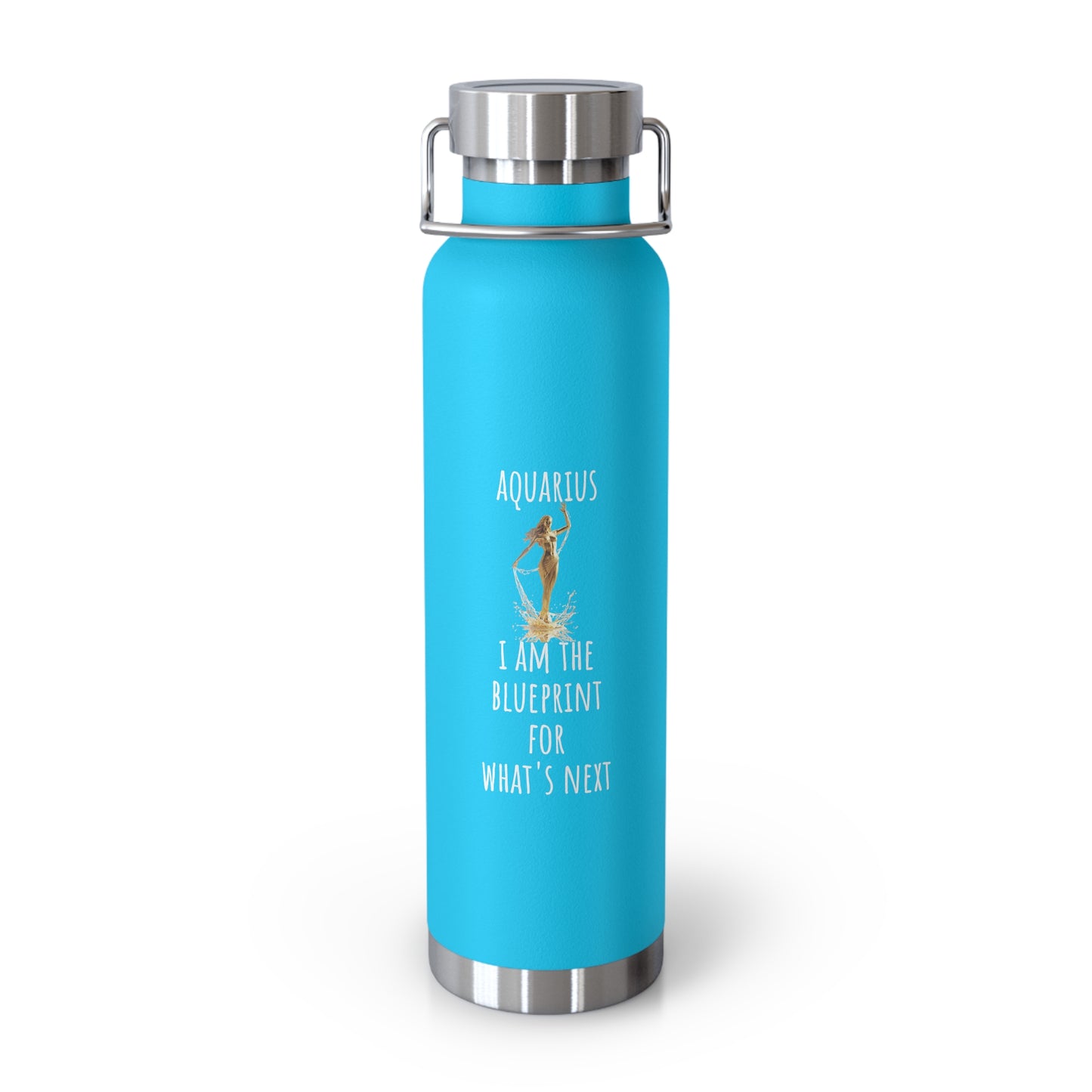 ✨🔮 Enchanted Aquarius Copper Insulated Bottle – 22oz of Temperature Magic! 🔮✨