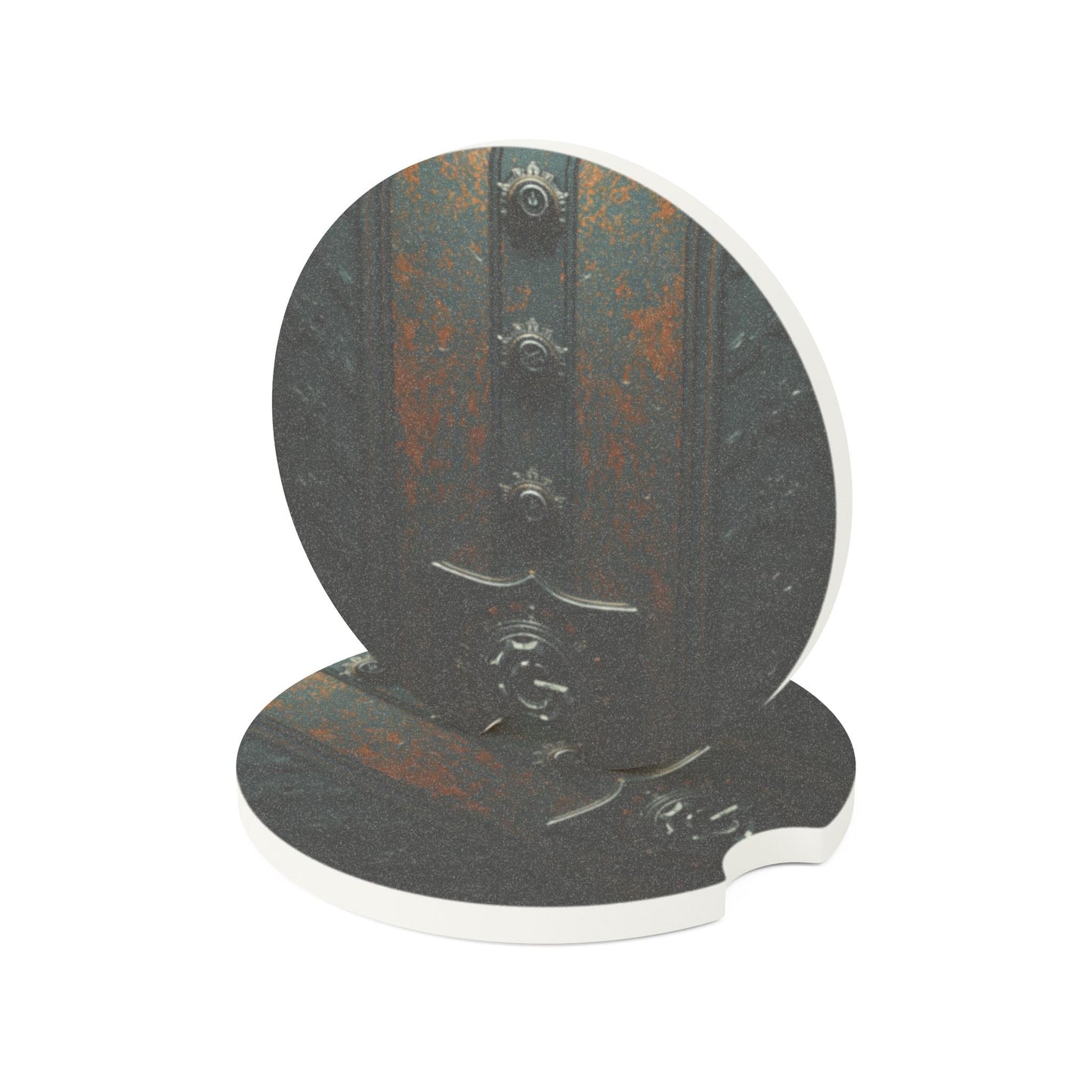 ✨🚗 The Enchanted Drive: Spellstone Sip Coasters – 2-Piece Luxury Car Set 💎🌙