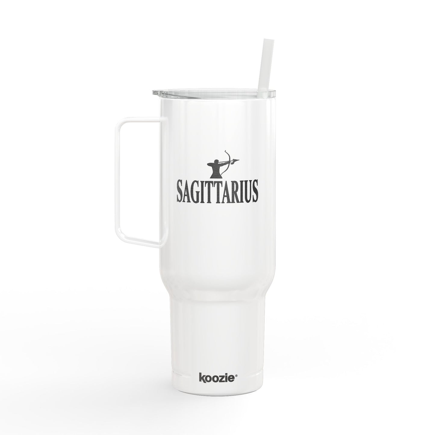 Cosmic Sagittarius Signatures ✨ 40oz Engraved Zodiac Tumbler