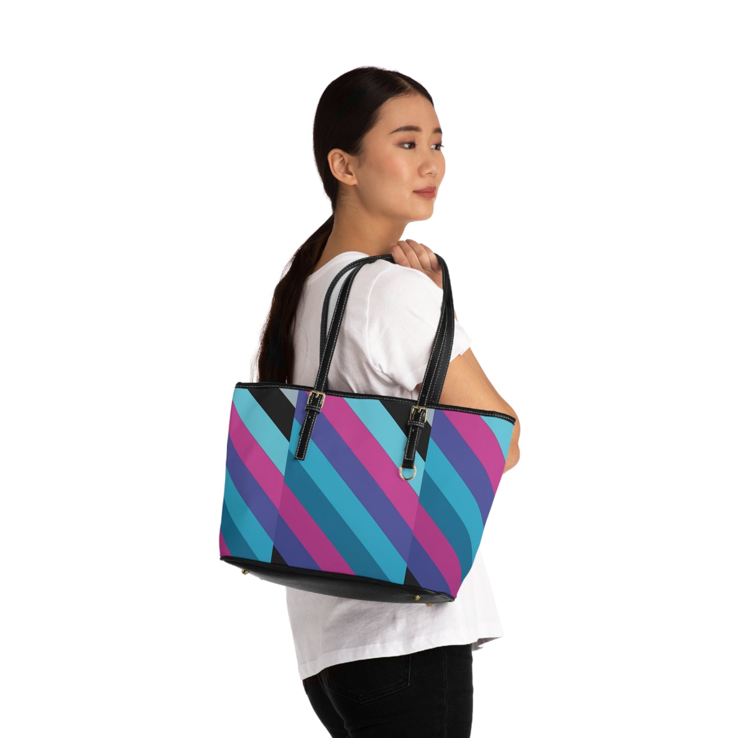 👜✨ The Razzle-Dazzle Double Vision™ PU Leather Shoulder Bag ✨👜🌈