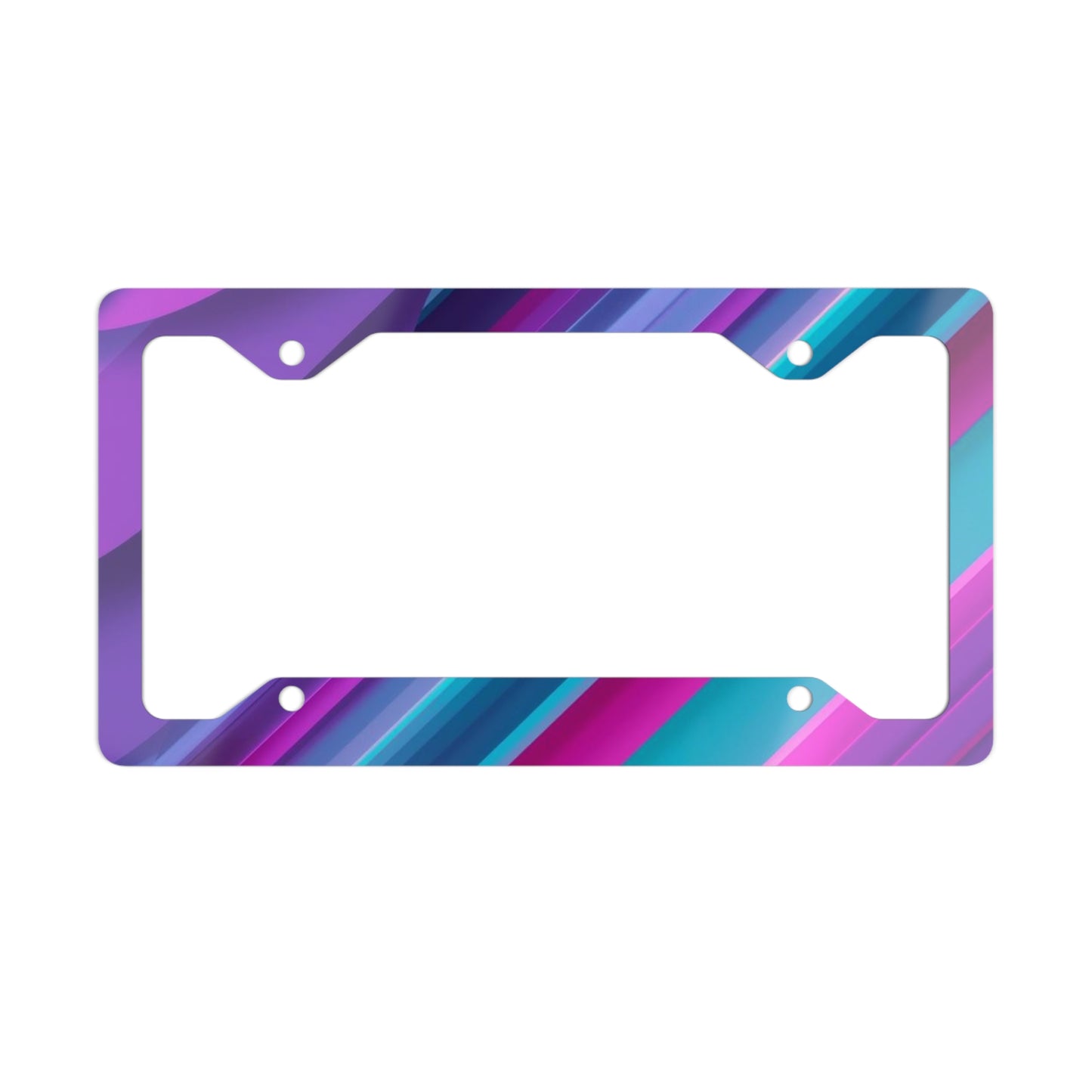 ✨🚗 The Enchanted Drive: Glossed Glory License Plate Frame – Luxury Custom Metal Accent 💎🌙