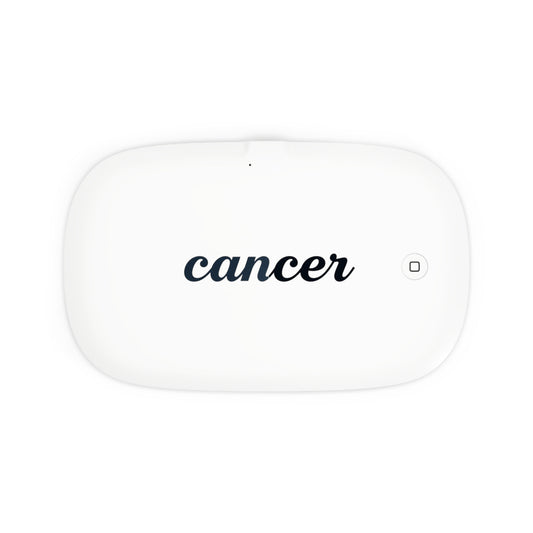♋ Aurora UV Phone Sanitizer & Fast Wireless Charging Pad – Cancer Edition 🌊♋