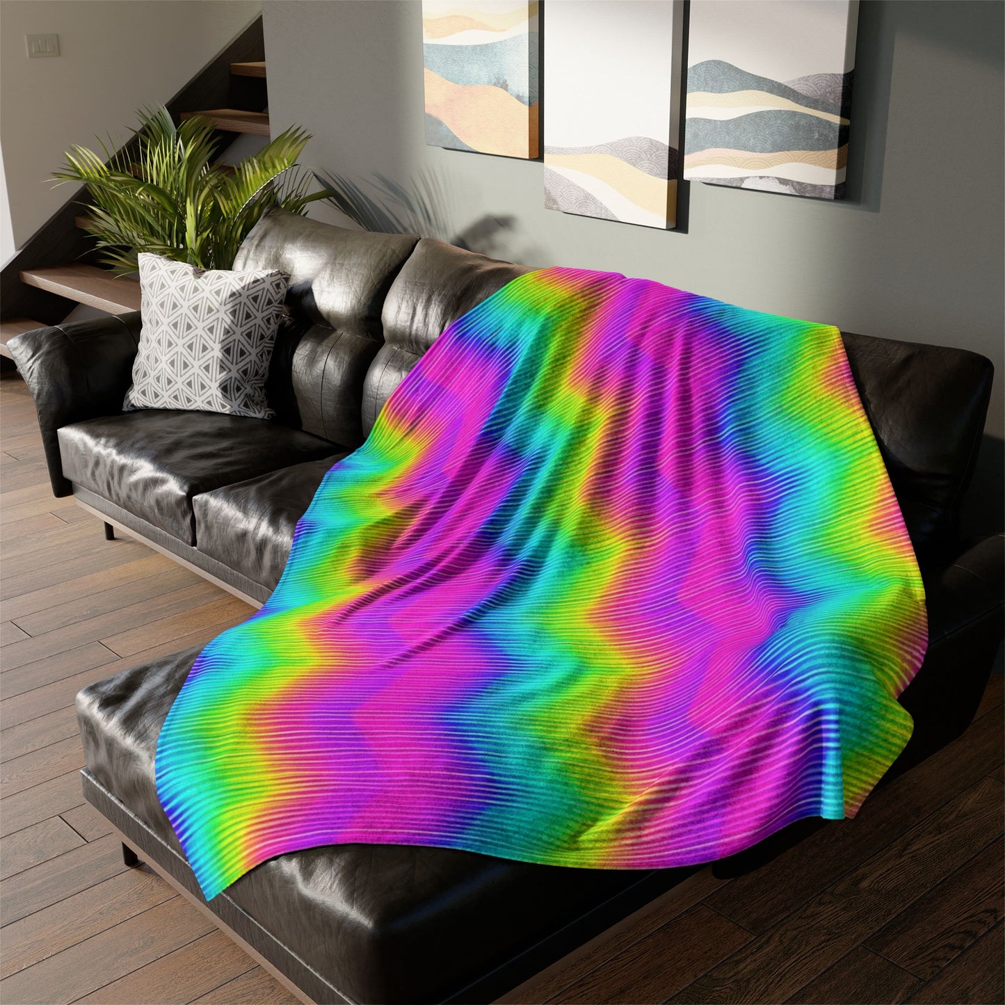 🌙✨ The Enchanted Dreamscape Blanket ✨🌙 Ultra-Soft Cosmic Comfort Throw • Limited One-of-a-Kind Design • 60" × 80"