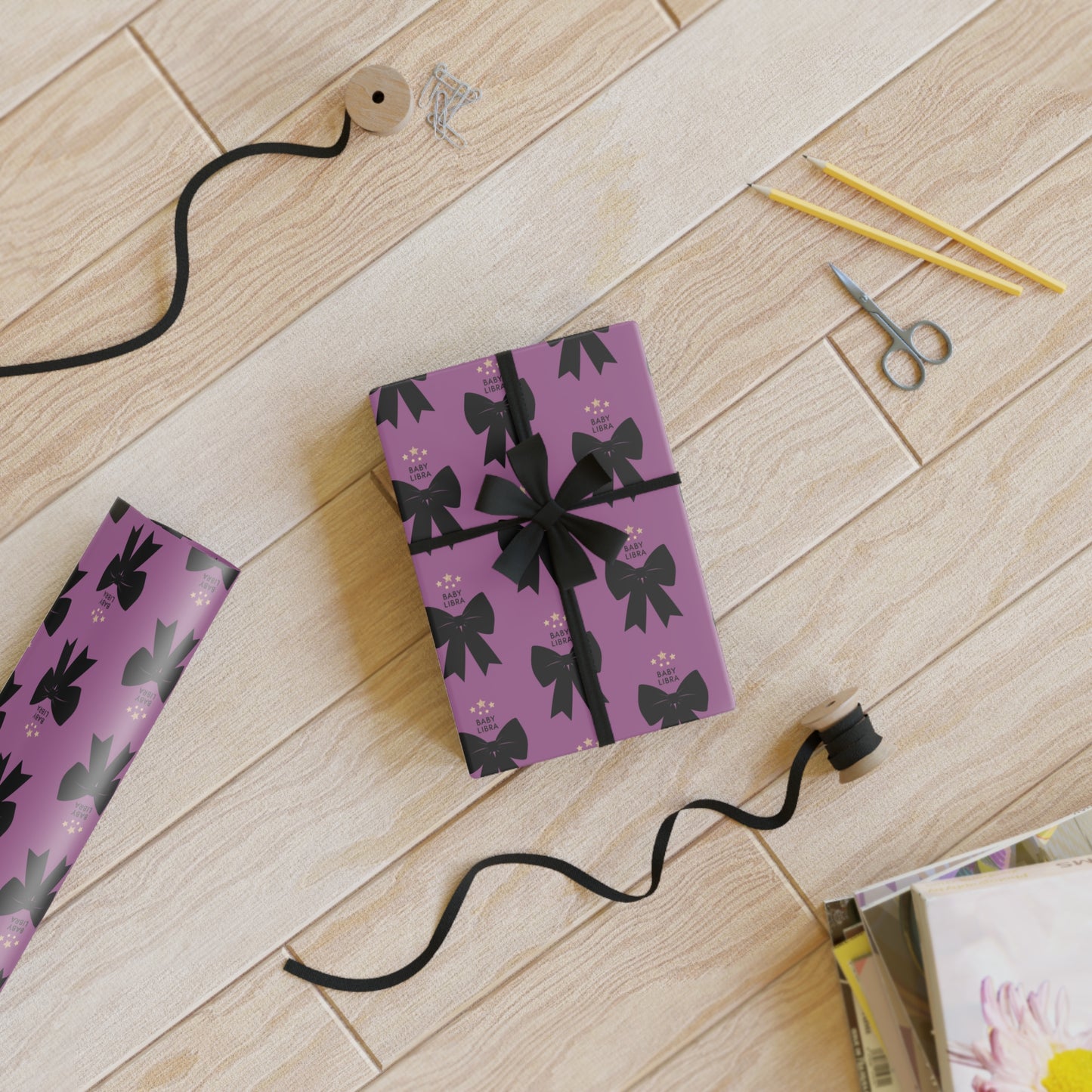 ♎ Baby Libra Wrapping Paper | The Enchanted Wrap™ Collection ♡