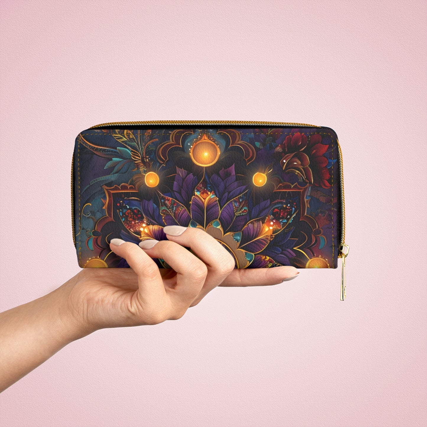 💎✨ Mystical Magic: The Enchanted Zippered Wallet of Elegance & Wonder 🔮💖🌙