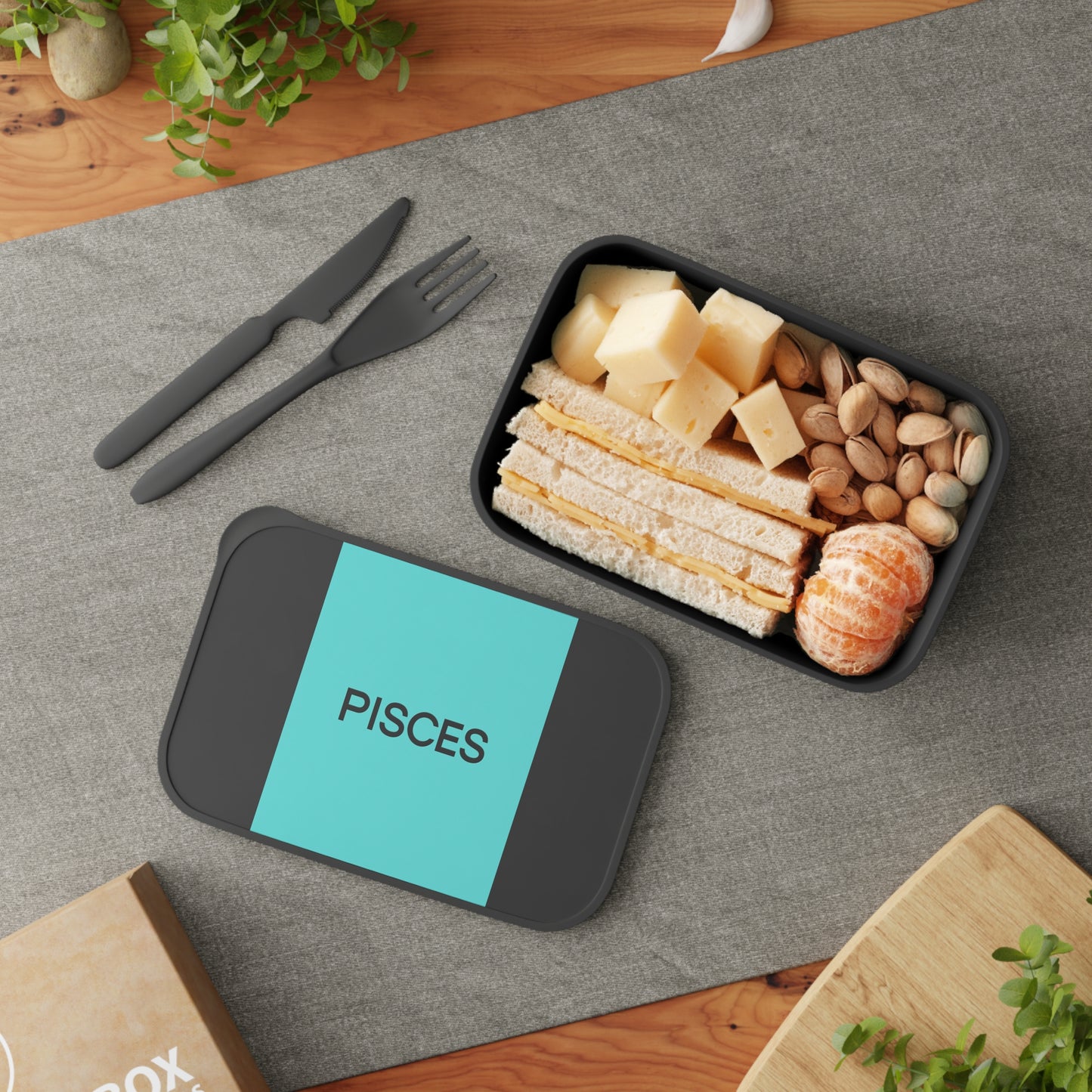 ♓🍱✨ Pisces Enchanted Bento Box Set – One-of-a-Kind Kitchen Essential 🐚💫