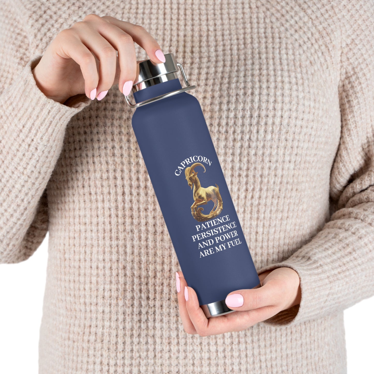 ♑ Capricorn Statement Bottle | The Enchanted Vessel™ Collection