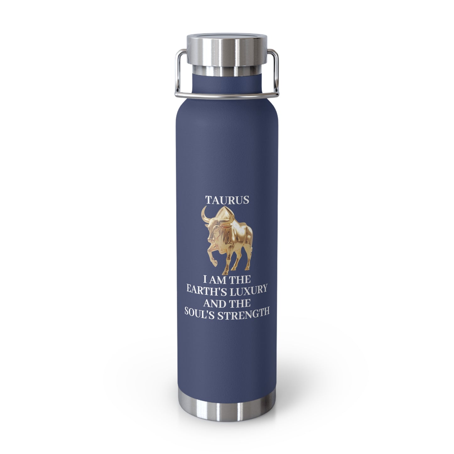 ✨🔮 Enchanted Taurus Copper Insulated Bottle – 22oz of Temperature Magic! 🔮✨