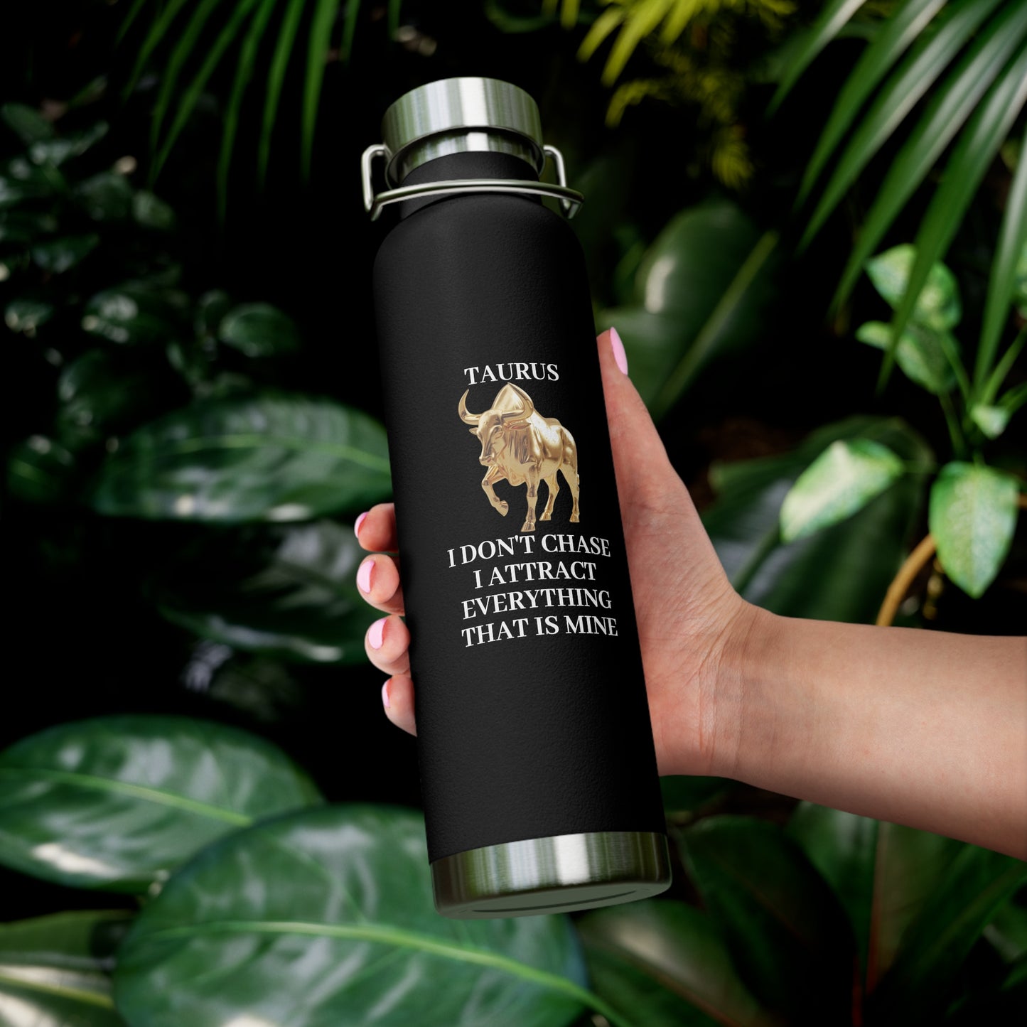 ✨🔮 Enchanted Taurus Copper Insulated Bottle – 22oz of Temperature Magic! 🔮✨
